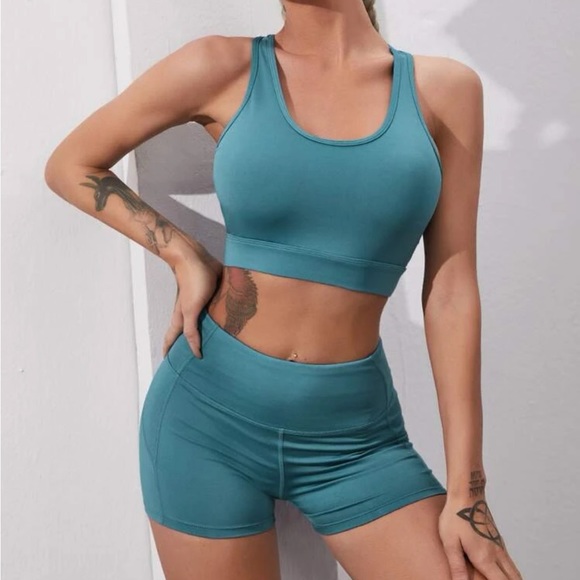 Blue SHEIN gym set! - Picture 2 of 8